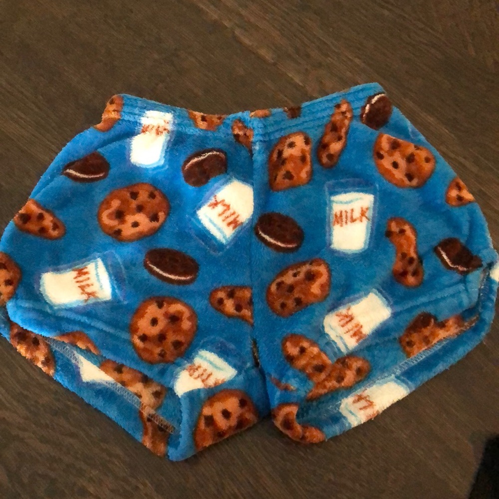 Cookies and Milk PJ shorts for kids